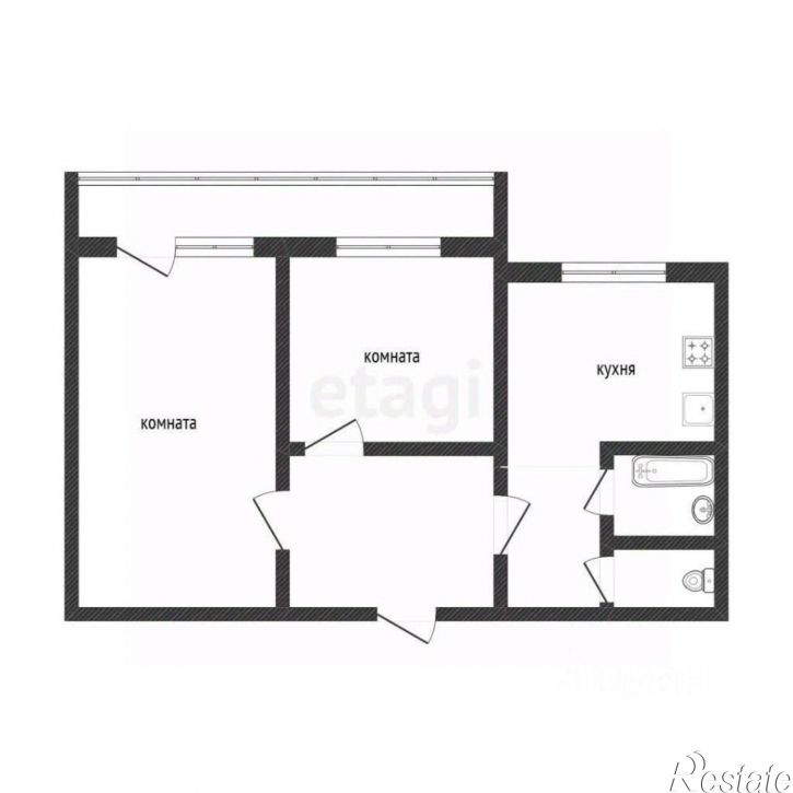 2-комн квартира ул Губкина, 31,  д. 31