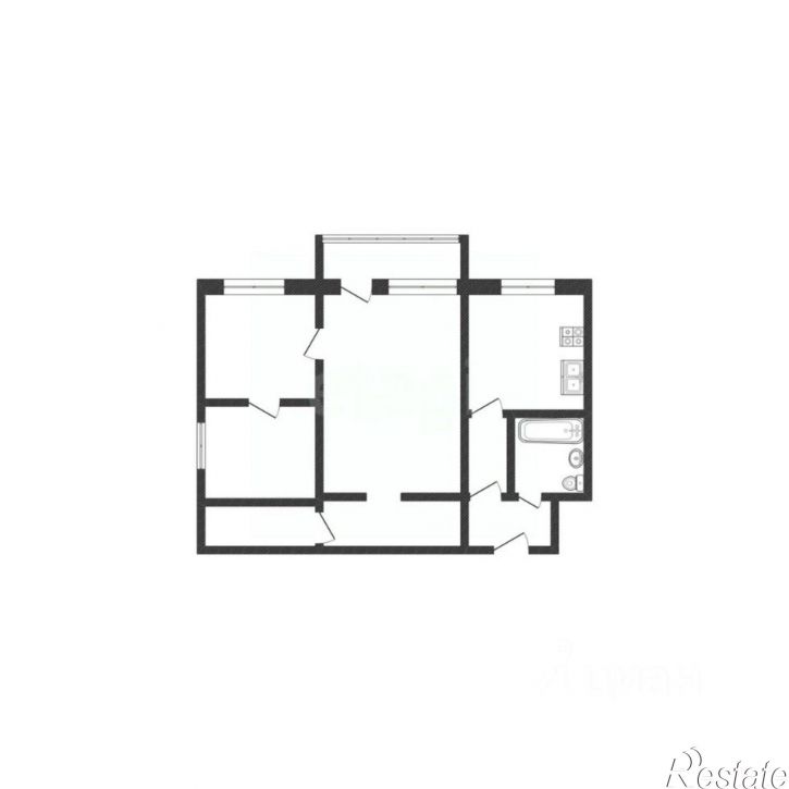 2-комн квартира пр-кт Славы, 7б,  д. 7б