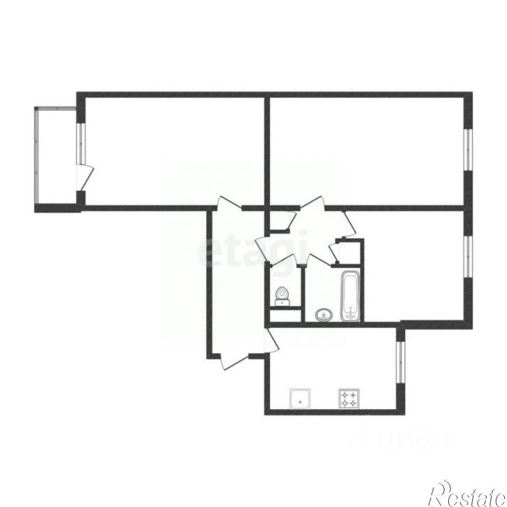 3-комн квартира ул Губкина, 29,  д. 29