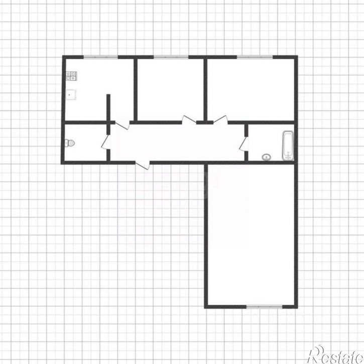 3-комн квартира ул Макаренко, 1в,  д. 1в