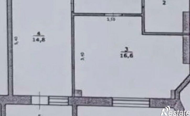1-комн квартира Харьковская улица, 3,  д. 3