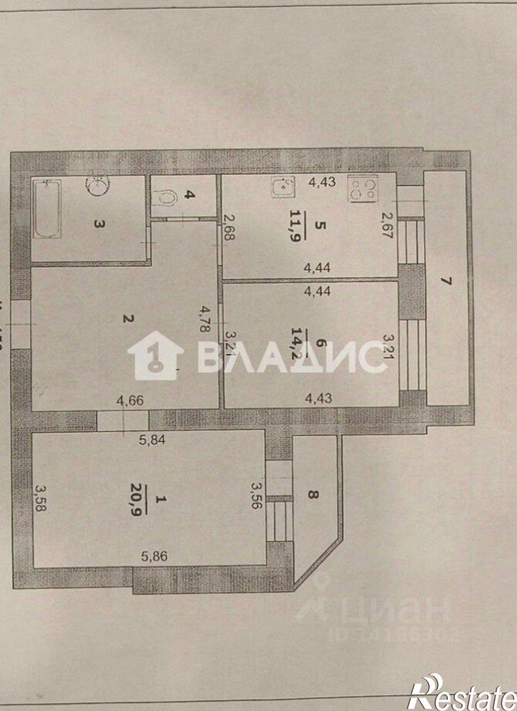 2-комн квартира ул Победы, 165,  д. 165