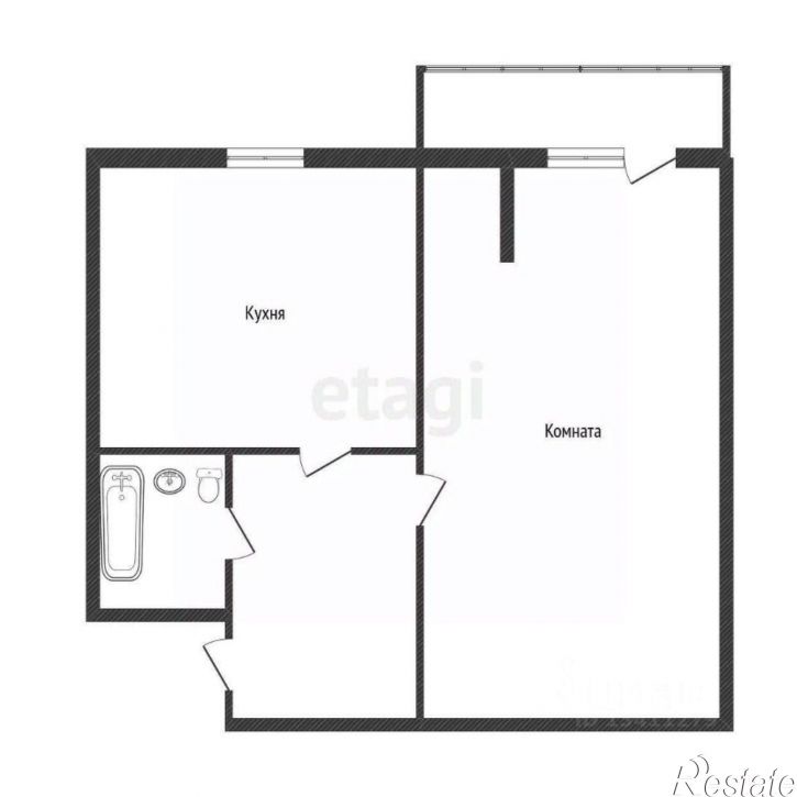 1-комн квартира ул Лермонтова, 33А,  д. 33А