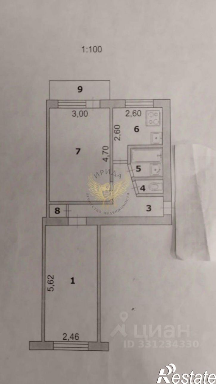 2-комн квартира улица Маяковского, 18,  д. 18