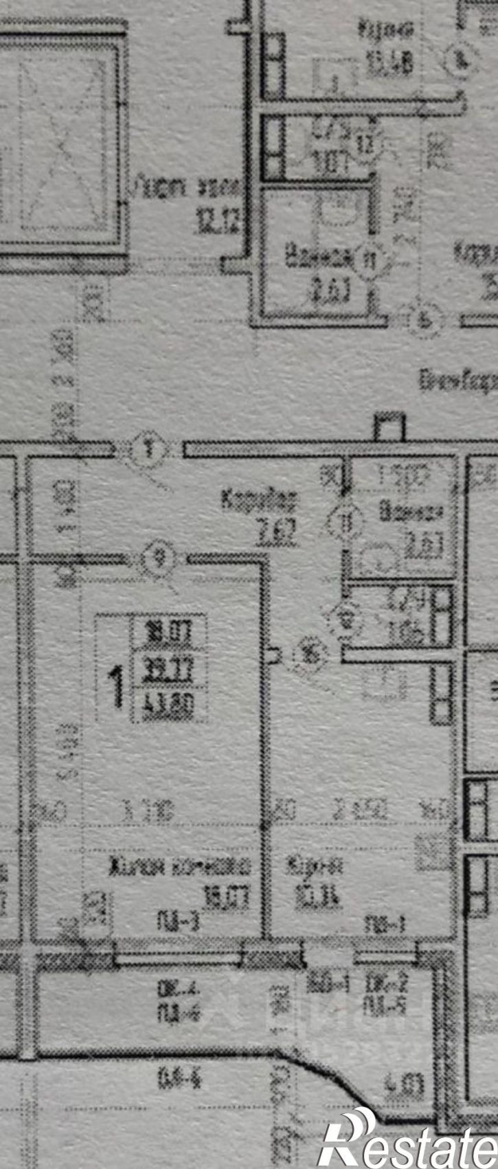 1-комн квартира улица Некрасова, 28Б,  д. 28Б