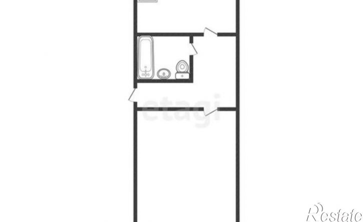 1-комн квартира улица Щорса, 45Л,  д. 45Л