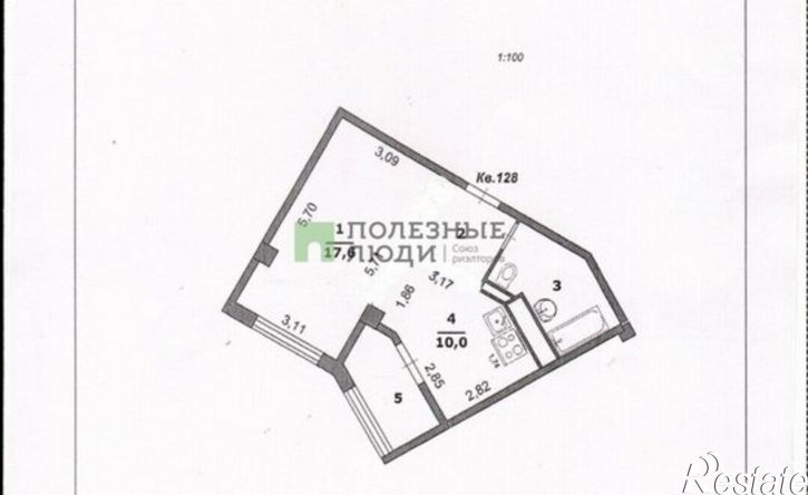 1-комн квартира ул Парковая, 8,  д. 8