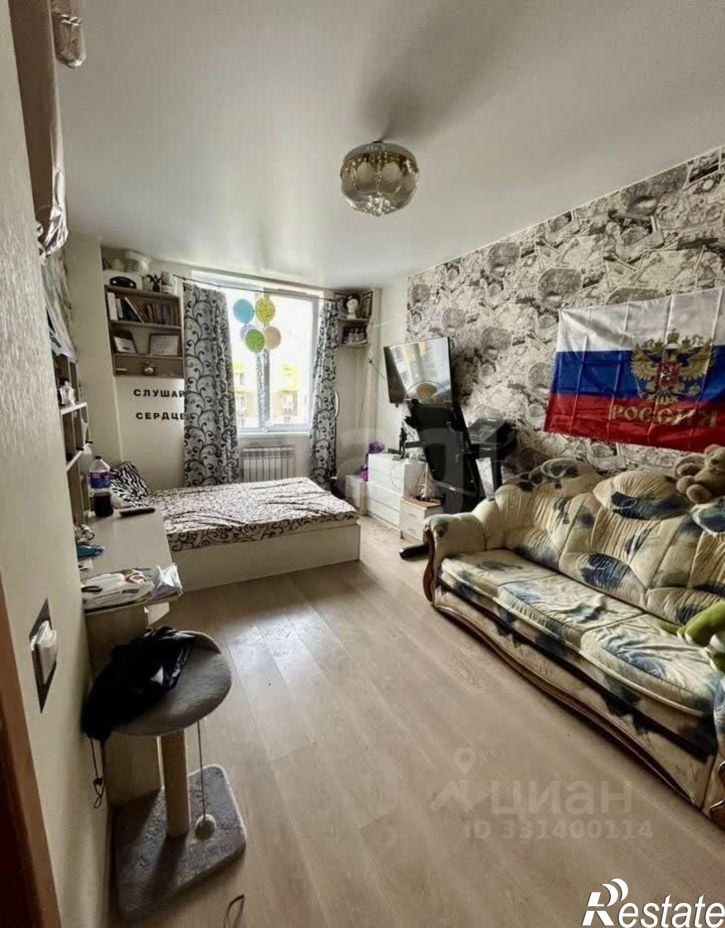 1-комн квартира ул Виктора Лосева, 23,  д. 23