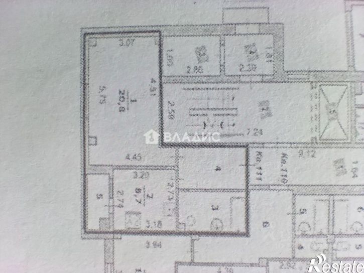 1-комн квартира ул Виктора Лосева, 23,  д. 23
