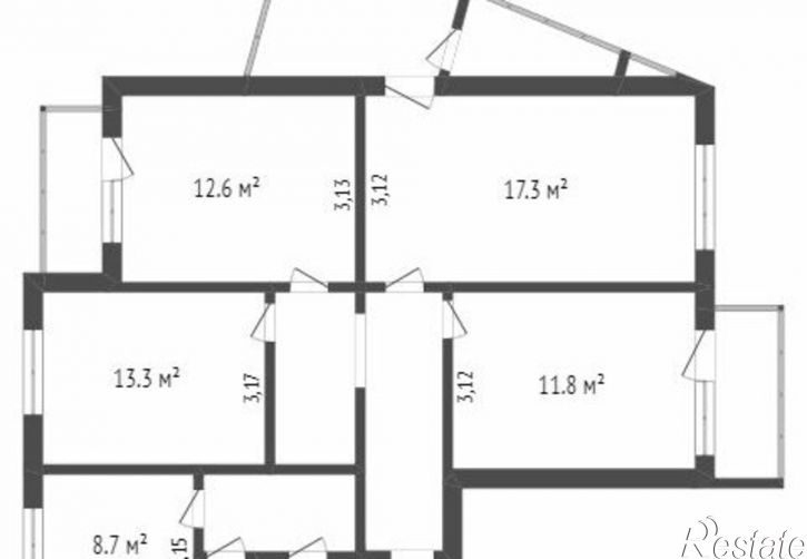 4-комн квартира ул Буденного, 13,  д. 13