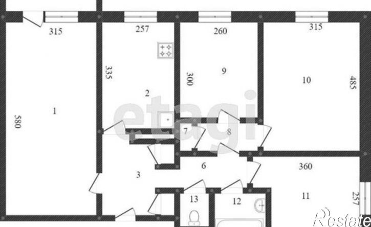 4-комн квартира ул Щорса, 38,  д. 38
