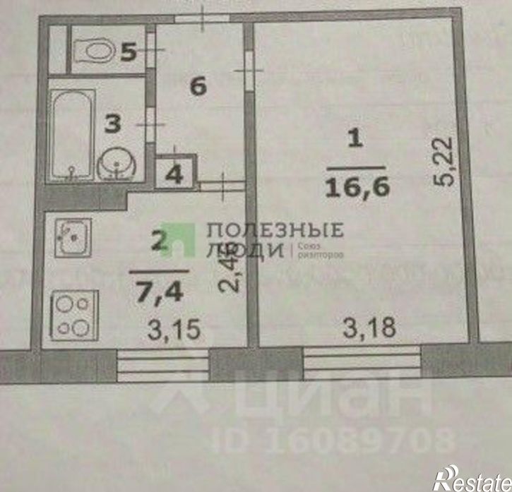 1-комн квартира б-р Юности, 10,  д. 10