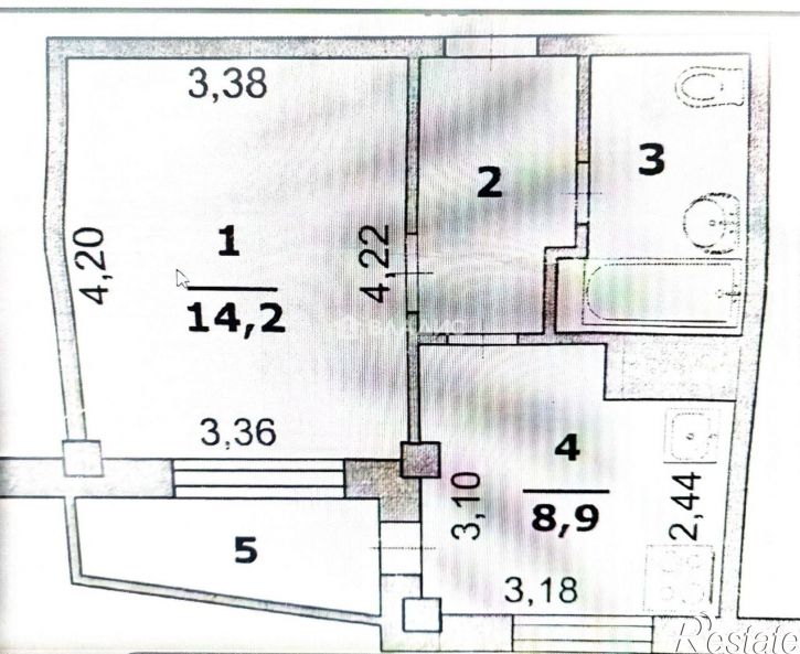 1-комн квартира ул Щорса, 55а,  д. 55а