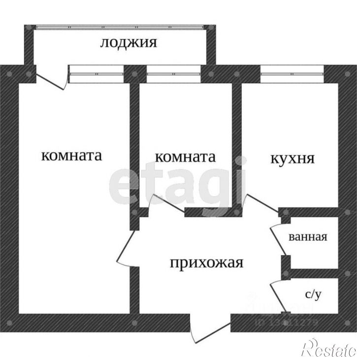 2-комн квартира ул 60 лет Октября, 9,  д. 9