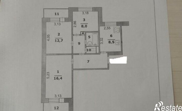 3-комн квартира ул 60 лет Октября, 10,  д. 10