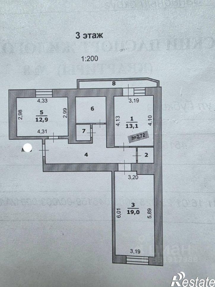 2-комн квартира ул Губкина, 38б,  д. 38б