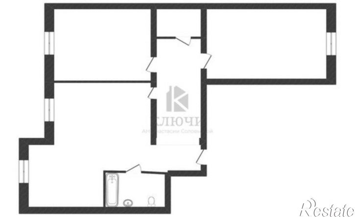 3-комн квартира ул 5 Августа, 37,  д. 37