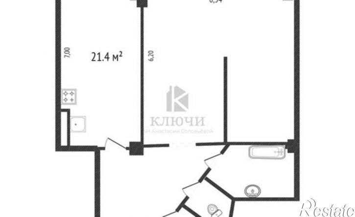2-комн квартира Свято-Троицкий б-р, 11,  д. 11