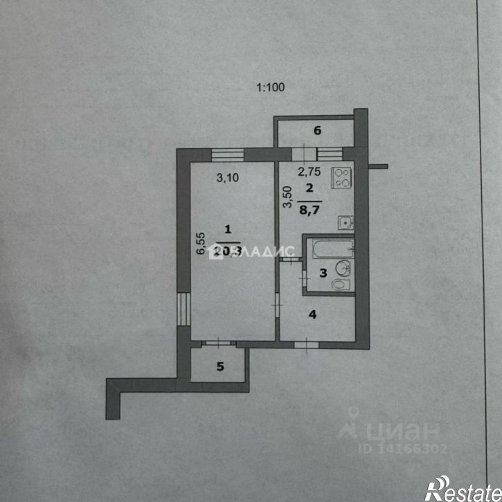 1-комн квартира пр-кт Ватутина, 18б,  д. 18б