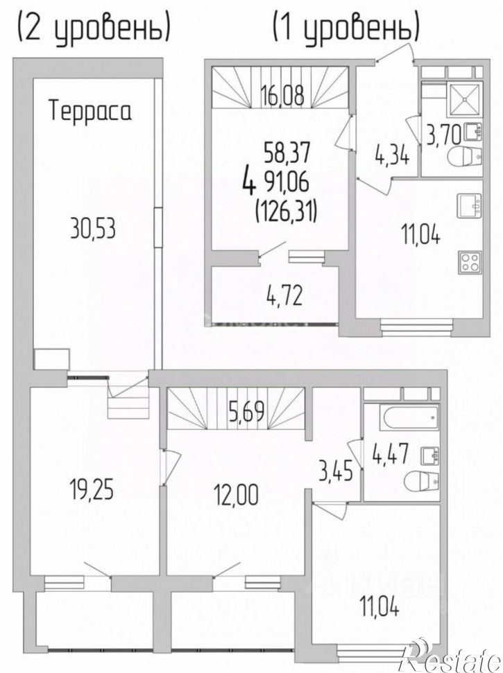 3-комн квартира ул Лермонтова, 29а,  д. 29а