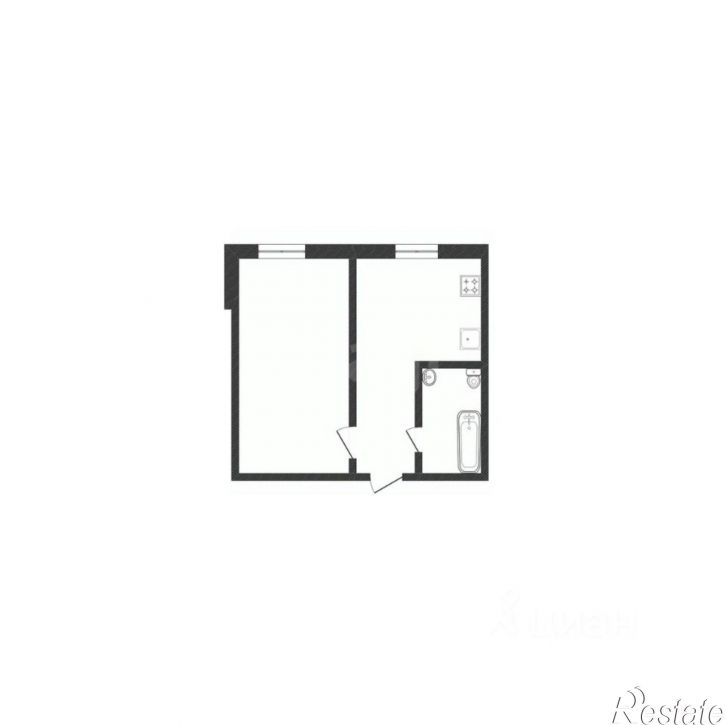 1-комн квартира ул Щорса, 8м,  д. 8м