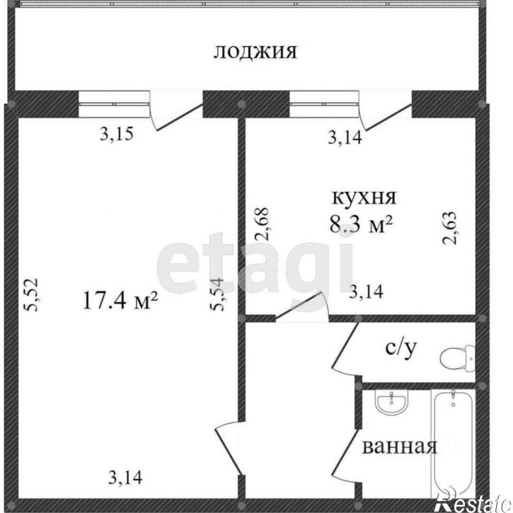 1-комн квартира б-р Юности, 39,  д. 39