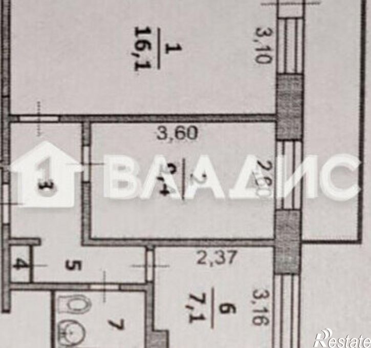 2-комн квартира ул Губкина, 17,  д. 17