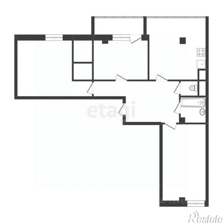 3-комн квартира ул Разина, 28,  д. 28
