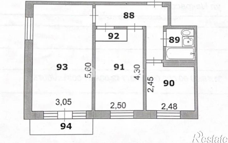 2-комн квартира Белгород, улица Некрасова, 25А