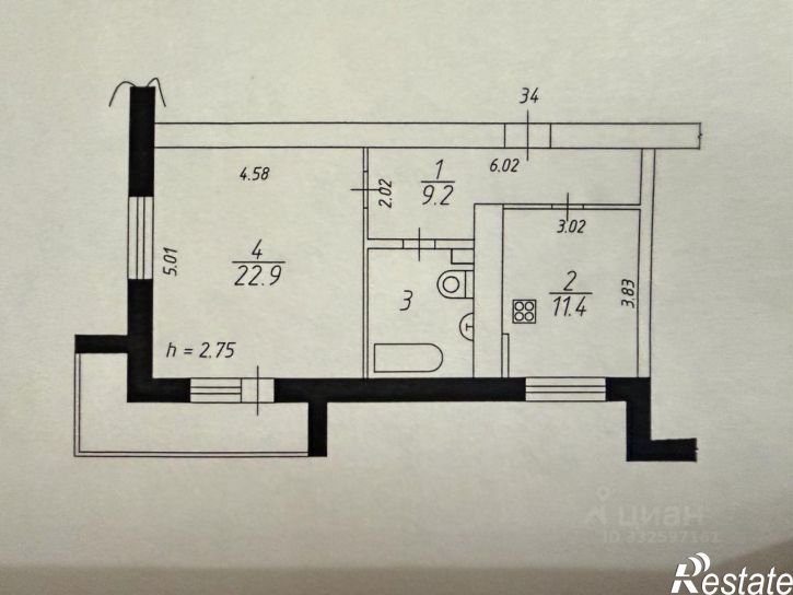 1-комн квартира ул Николая Чумичова, 129,  д. 129