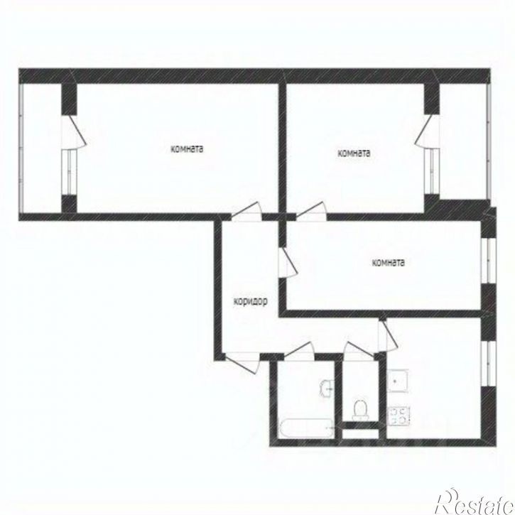 3-комн квартира ул Буденного, 14б,  д. 14б