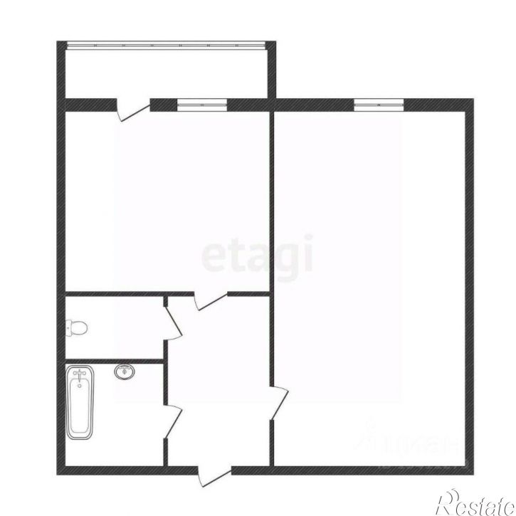 1-комн квартира ул Губкина, 17в 3,  д. 17в 3,  к. 3