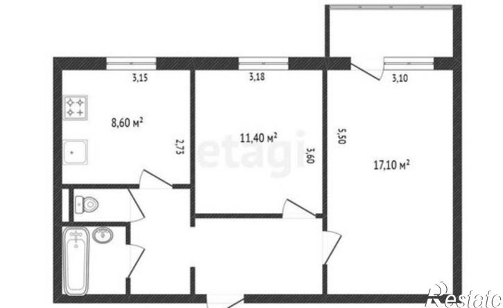 2-комн квартира ул Щорса, 45а,  д. 45а