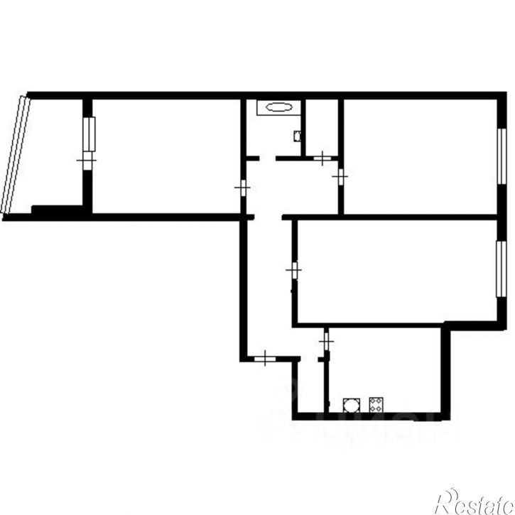 3-комн квартира ул Костюкова, 10,  д. 10