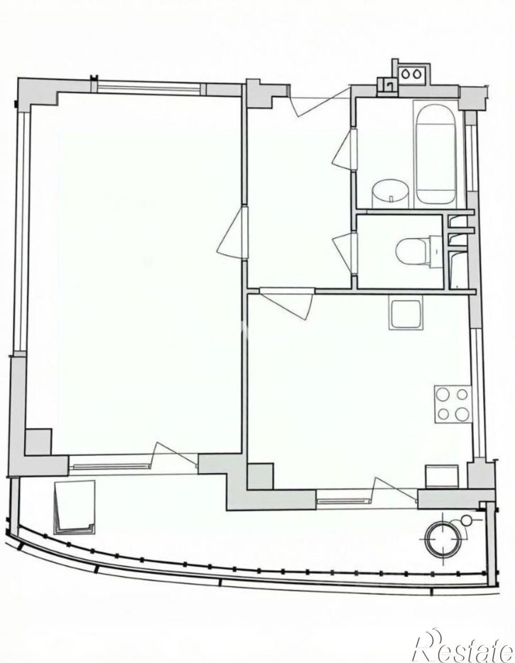 1-комн квартира ул Гостенская, 16,  д. 16