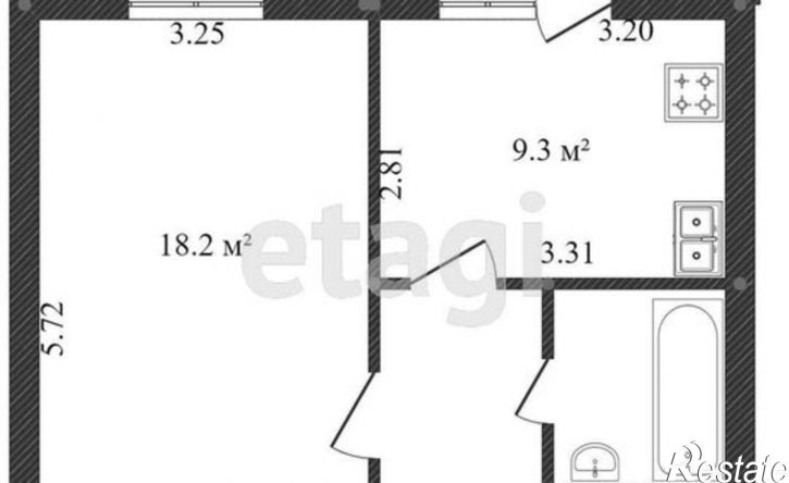 1-комн квартира ул Щорса, 39а,  д. 39а