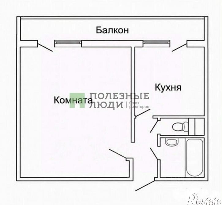 1-комн квартира Белгород г., Есенина ул., д.36