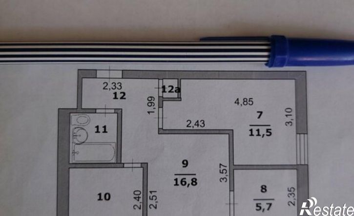 2-комн квартира Белгородский пр-кт, 67а,  д. 67а