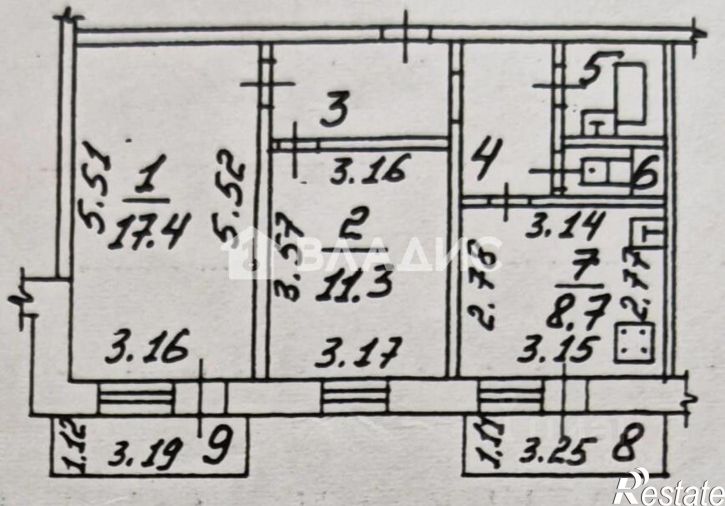 2-комн квартира ул Некрасова, 6а,  д. 6а