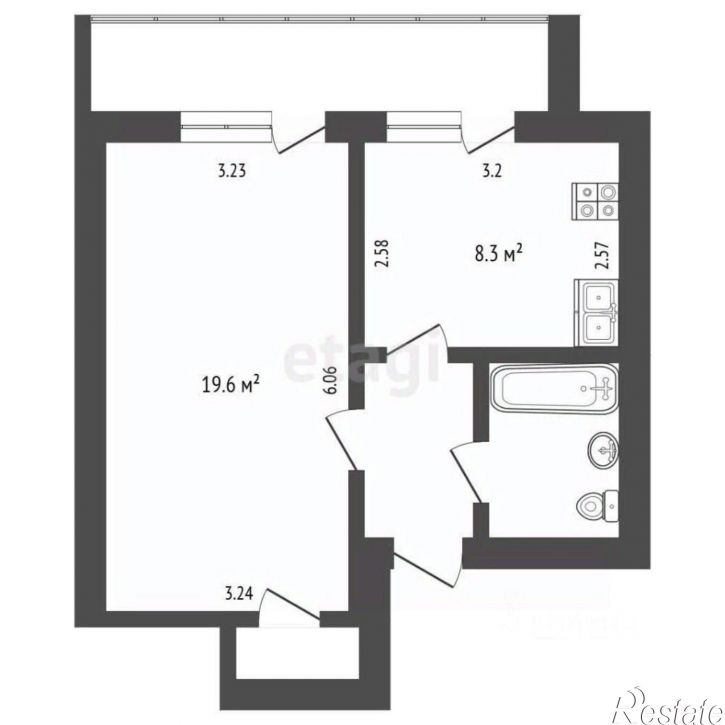 1-комн квартира ул Победы, 49 6,  д. 49 6,  к. 6
