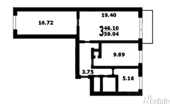 3-комн квартира ул Гоголя, 39,  д. 39