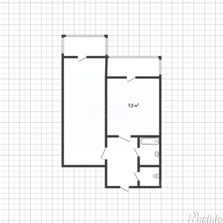 1-комн квартира