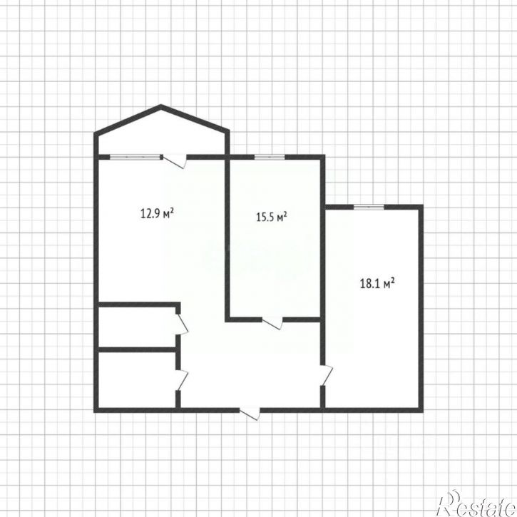 2-комн квартира