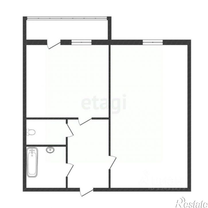 1-комн квартира ул Губкина, 17в 3,  д. 17в 3,  к. 3