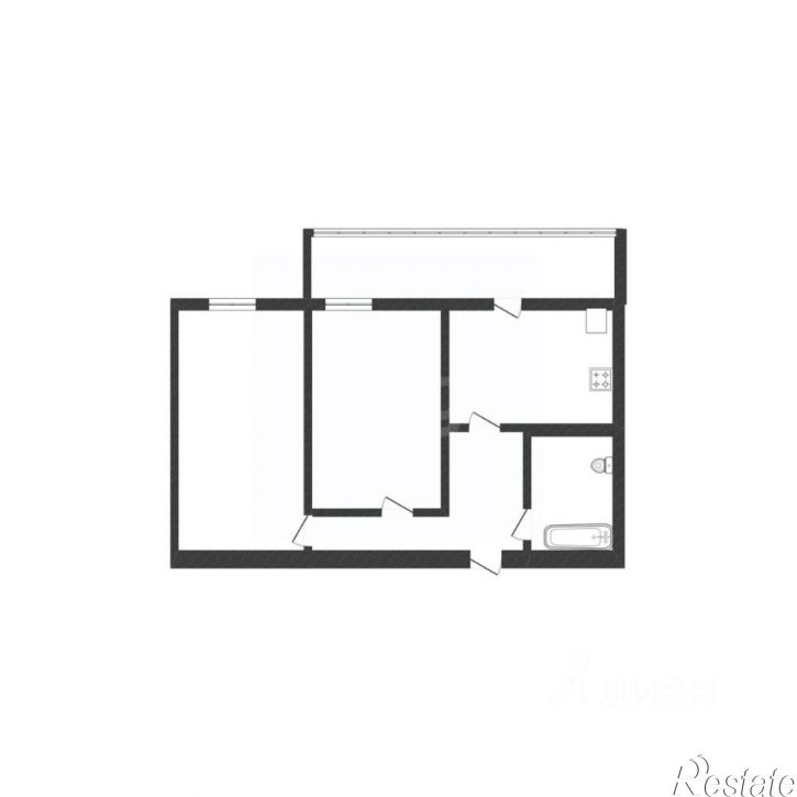 2-комн квартира