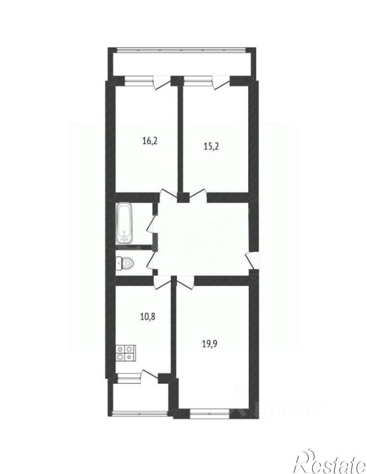 3-комн квартира ул Победы, 49 7,  д. 49 7,  к. 7