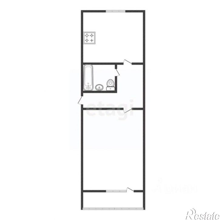 1-комн квартира улица Щорса, 45Л,  д. 45Л