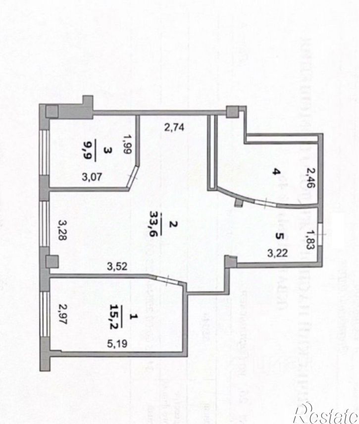 2-комн квартира Гостёнская улица, 2Б,  д. 2Б