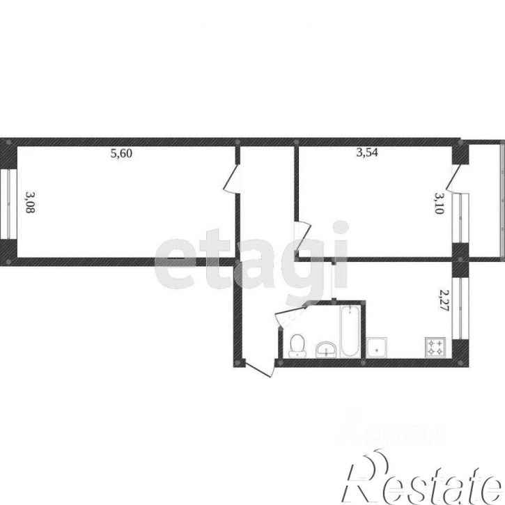 2-комн квартира Советская улица, 55,  д. 55