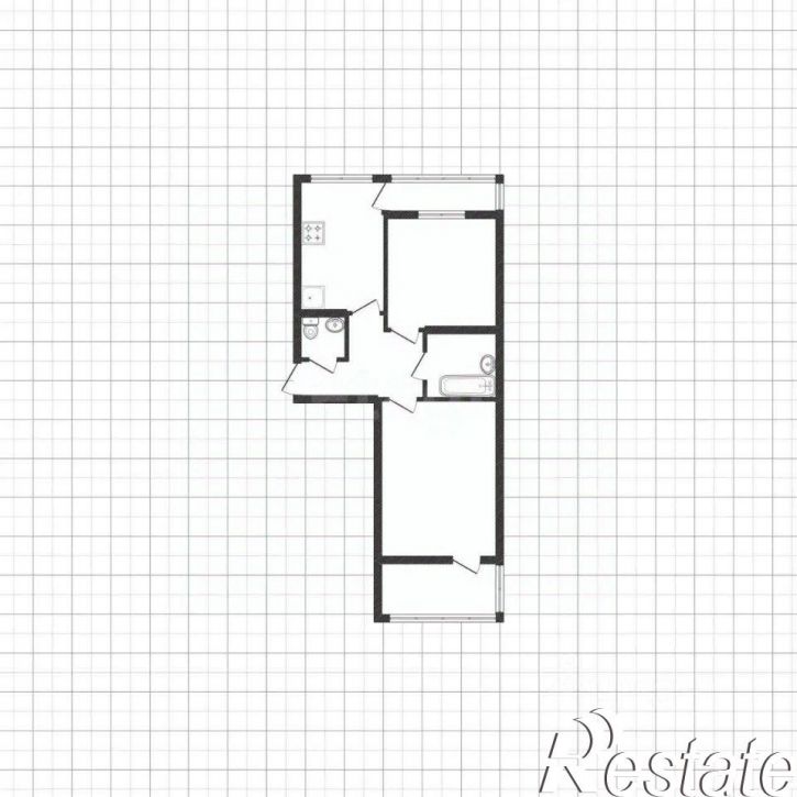 2-комн квартира улица Белгородского Полка, 62,  д. 62